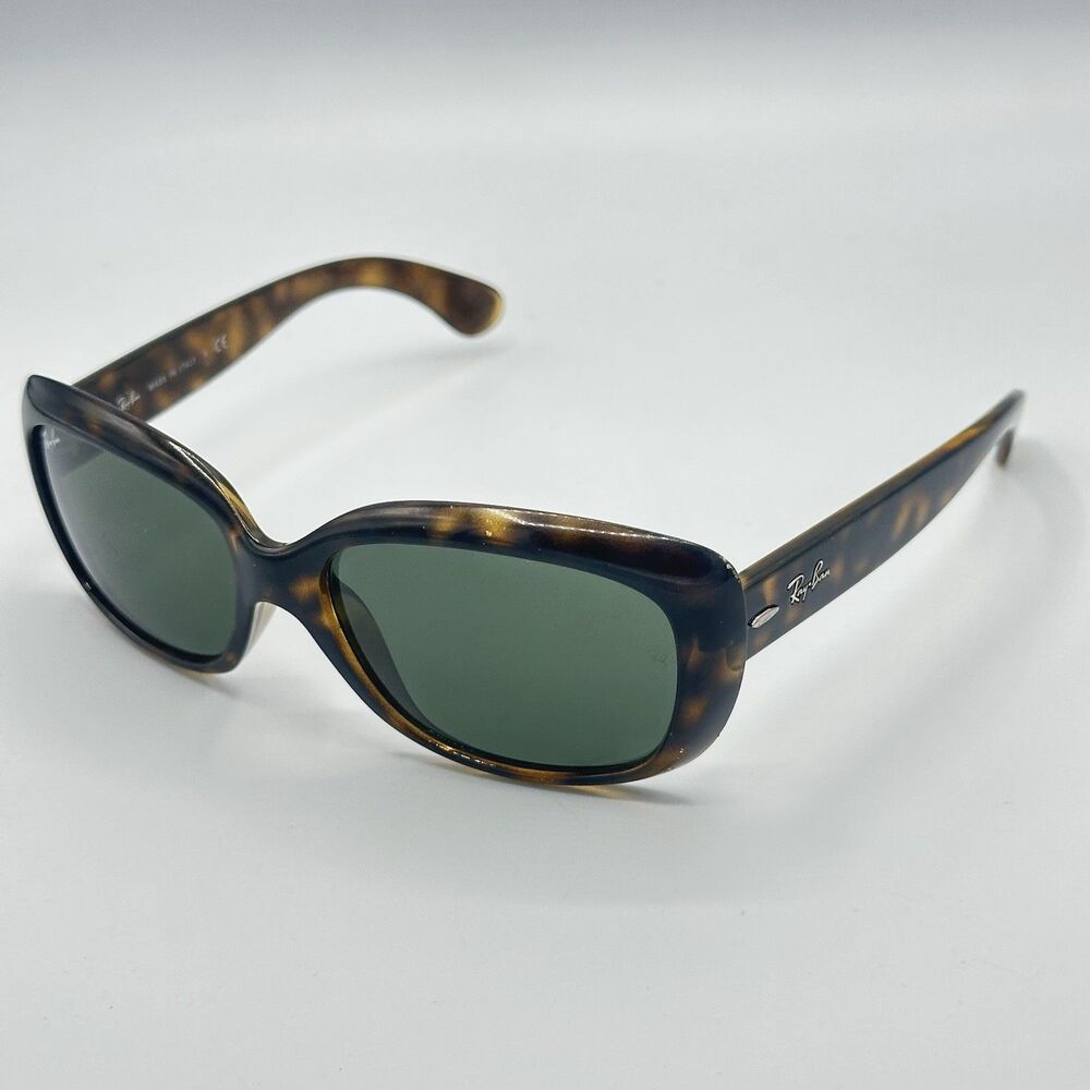 Ray-Ban Jackie Ohh Light Havana Green Lens Women's Sunglasses RB4101 710 58-17
